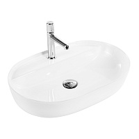 Раковина накладная BelBagno BB1346 61*36 см, белая