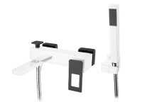 Смеситель для ванны Boheme Q 143-CRB, хром/черный Смеситель для ванны Boheme Q 143-CRB, хром/черный