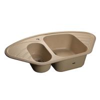 Мойка кухонная GranFest Corner GF-C960E песочный 950x505