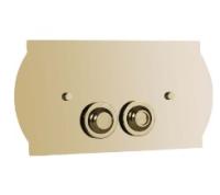 Клавиша смыва Boheme латунь 652, золото