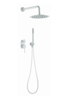 Душевая система Boheme Uno 464-MW, белая матовая