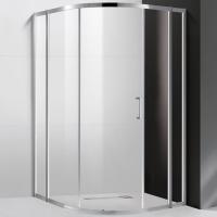 Душевой уголок Cezares Molveno R-11-100+30-C-Cr-IV Хром \ Прозрачное стекло 130х195