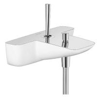 Смеситель Hansgrohe PuraVida 15472400 для ванны с душем белый Смеситель Hansgrohe PuraVida 15472400 для ванны с душем белый