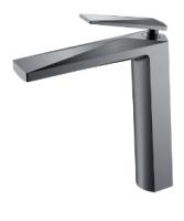 Смеситель для раковины высокий Boheme  VENTURO 372-SGM, черный хром