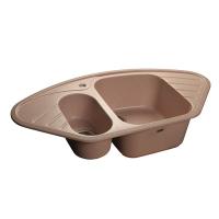 Мойка кухонная GranFest Corner GF-C960E розовый 950x505