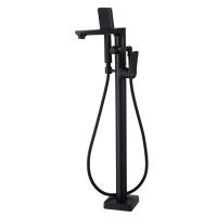 Смеситель Lemark Bronx LM3744BL для ванны напольный, черный