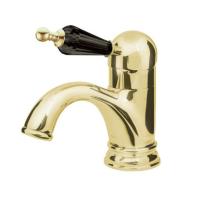 Смеситель для раковина Boheme TRADIZIONALE NERO 251, золото