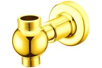 Штуцер для душевой стойки Boheme IMPERIALE 614, золото