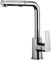 Смеситель для кухни Paffoni Sly SY285CR с выдвижной лейкой, хром Смеситель для кухни Paffoni Sly SY285CR с выдвижной лейкой, хром