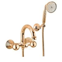 Смеситель Cezares Olimp OLIMP-VD-03/24-M для ванны золото 24 карат