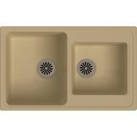 Мойка кухонная Ewigstein Elegant 78х48 Крем