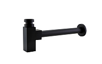 Сифон для раковины BelBagno BB-SMQ2-NERO, черный матовый Сифон для раковины BelBagno BB-SMQ2-NERO, черный матовый