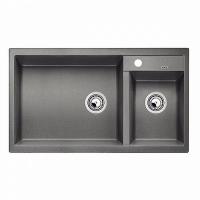 Мойка для кухни из искусственного камня Blanco Metra 9 513268 Алюметаллик 50х85