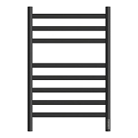 Полотенцесушитель электрический Point Селена PN16858B П8 500x800, диммер справа, черный