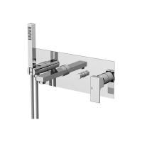 Смеситель Gattoni Kubik 2505/25C0 Для ванны с душем Хром