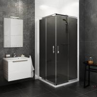 Душевой угол Ravak Blix BLRV2К-110 1XVD0C00ZH 110*190 см, профиль хром/стекло графит