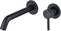 Смеситель для раковины Allen Brau Priority 5.31030-31 встраиваемый в стену, черный матовый