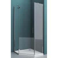Душевой уголок BelBagno Kraft KRAFT-P-1-100-C-Cr-R Прозрачный / Хром Правый 100х100