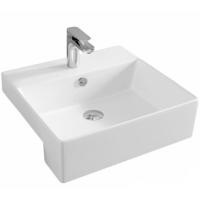 Раковина ArtCeram Quadro QUL004 01 00 Белый глянцевый 50