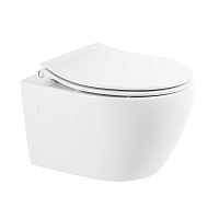 Унитаз подвесной безободковый BelBagno PROSPERO BB507B, белый