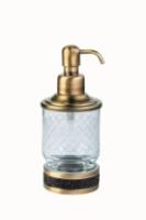 Настольный диспенсер Boheme ROYALE CRISTAL BLACK BR 10929-BR-B, бронза