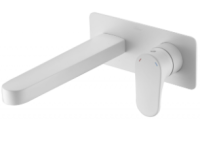 Смеситель для раковины встраиваемый в стену Boheme SPECTRE 455-MW, белый матовый