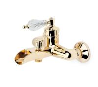 Смеситель для ванны Boheme VOGUE CRYSTAL 213-CRST, золото