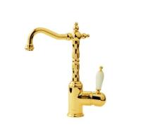 Смеситель для раковины высокий Boheme TRADIZIONALE ORO 282, золото
