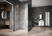 Дверь в нишу Ravak Nexty NDOP1-90 03O70U00Z1 90*195 см, профиль сатин/стекло прозрачное