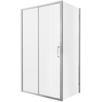 Душевой уголок Bravat Line BS120.3101A Прозрачное стекло /Хром120х80