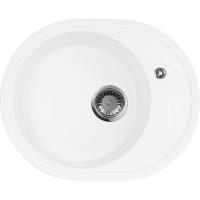 Гранитная мойка AquaGranitEx M-18L белый