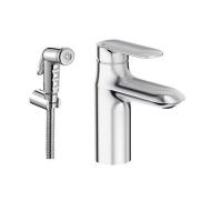 Смеситель Jacob Delafon Kumin E99465-CP для раковины с гигиеническим душем Смеситель Jacob Delafon Kumin E99465-CP для раковины с гигиеническим душем