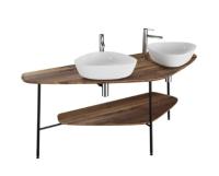 Консоль под раковины Vitra Plural 64043, американский орех Консоль под раковины Vitra Plural 64043, американский орех