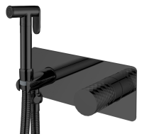 Гигиенический душ Boheme Stick 127-BB, черный матовый Гигиенический душ Boheme Stick 127-BB, черный матовый