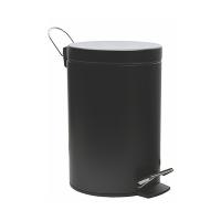 Мусорное ведро WasserKraft K-635BLACK Матовый черный 5L Мусорное ведро WasserKraft K-635BLACK Матовый черный 5L
