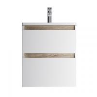 Тумба подвесная Am.Pm X-Joy 55 см M85AFHX0552WG, белая/светлое дерево