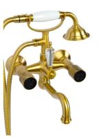 Смеситель для ванны Boheme ROYAL CRYSTAL 313-Royal/CRST black, бронза