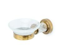 Мыльница настенная Boheme MURANO CRYSTAL 10903-CRST-BR, бронза Мыльница настенная Boheme MURANO CRYSTAL 10903-CRST-BR, бронза