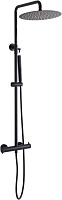 Душевая колонна Allen Brau Fantasy 5.11001-31 термостат, черный матовый