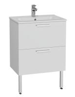 Тумба напольная с раковиной Vitra Mia 60 см 66106, белый глянец Тумба напольная с раковиной Vitra Mia 60 см 66106, белый глянец