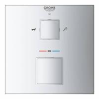 Смеситель Grohe Grohtherm Cube 24155000 Для ванны с душем Хром Смеситель Grohe Grohtherm Cube 24155000 Для ванны с душем Хром