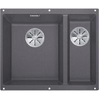 Мойка кухонная Blanco Subline 340/160 U 523549 темная скала