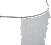 Карниз для ванны Aquanet Maldiva полукруглый 150*90 см, хром Карниз для ванны Aquanet Maldiva полукруглый 150*90 см, хром