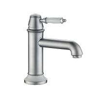 Смеситель Boch Mann BM8727 Для раковины Хром (ручка белая) Смеситель Boch Mann BM8727 Для раковины Хром (ручка белая)