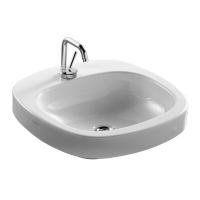 Раковина Laufen Palomba 8.1280.1.000.111.1 51x51 без перелива, с 1 отверстием для смесителя