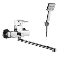 Смеситель Decoroom DR36043 одноручный универсальный с поворотным изливом 300мм, хром Смеситель Decoroom DR36043 одноручный универсальный с поворотным изливом 300мм, хром