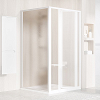 Неподвижная стенка Ravak Supernova PSS-80 94040100ZG 80*185 см, профиль белый/стекло матовое
