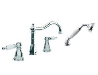 Смеситель на борт ванны Boheme TRADIZIONALE CROMO 396, хром