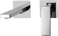 Смеситель для раковины Paffoni Elle EL104CR70 встраиваемый в стену, хром
