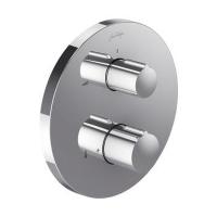 Смеситель с термостатом Jacob Delafon Round E98727-CP для душа встраиваемый